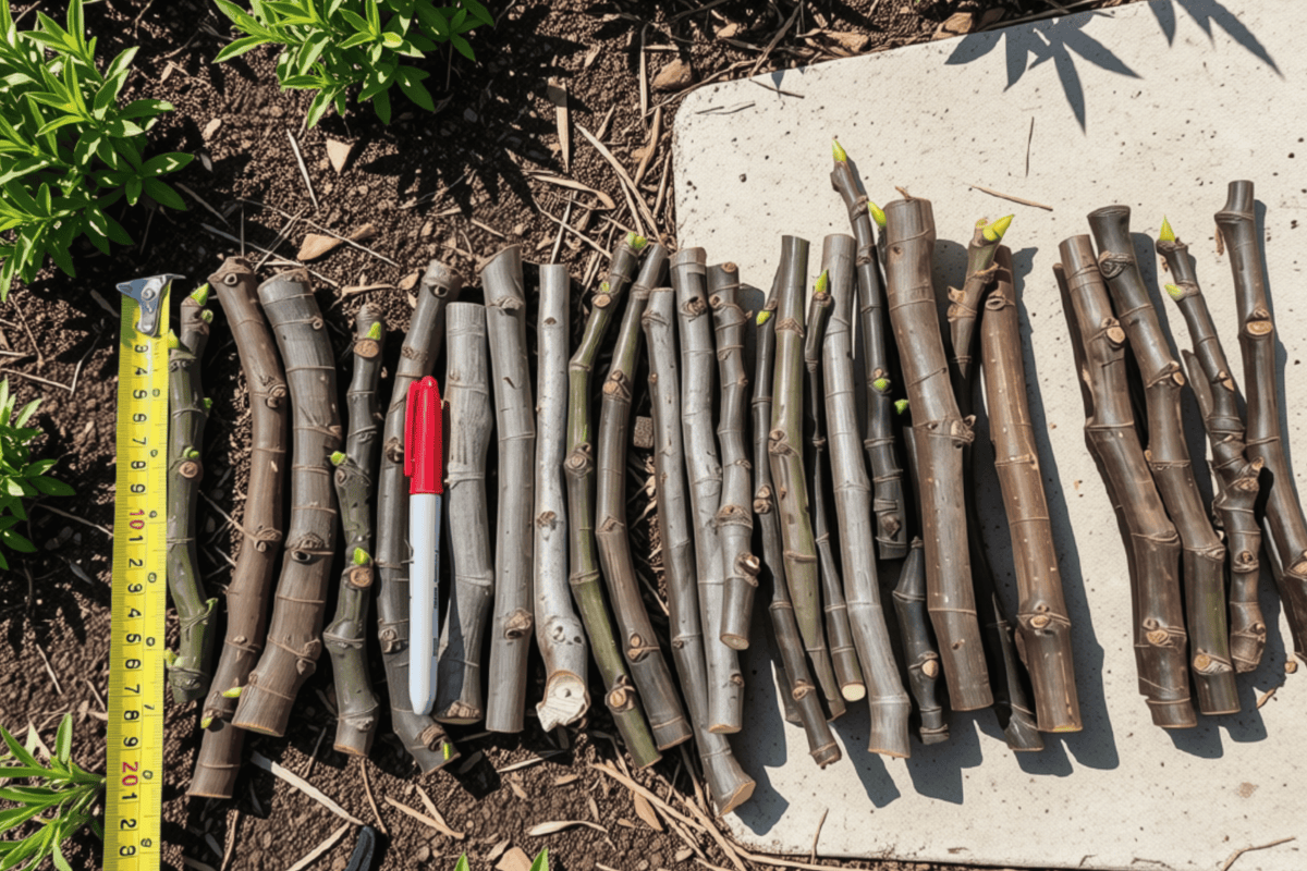Pellegrino Fig Cuttings – 2 Unrooted Hardwood Cuttings 6–8 Inches – Ficus carica – Edible Fig Propagation Material
