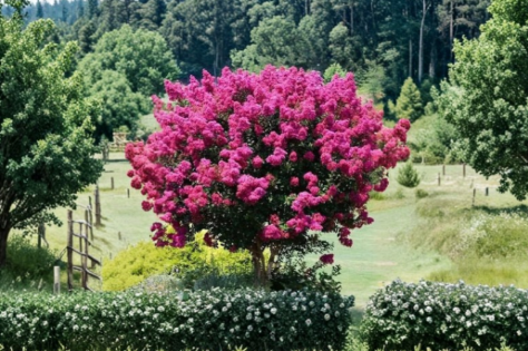 Pink Crape Myrtle Cuttings - 10 Live Plant Clippings for Propagation, Lagerstroemia Indica, Flowering Ornamental Trees