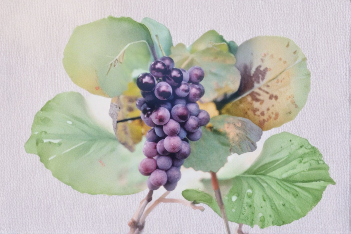 Champanel Grape Vine Live Plant 1 Gallon, Deciduous Climbing Vine for Garden Trellis, Outdoor Fruit Vine - Vitis labrusca