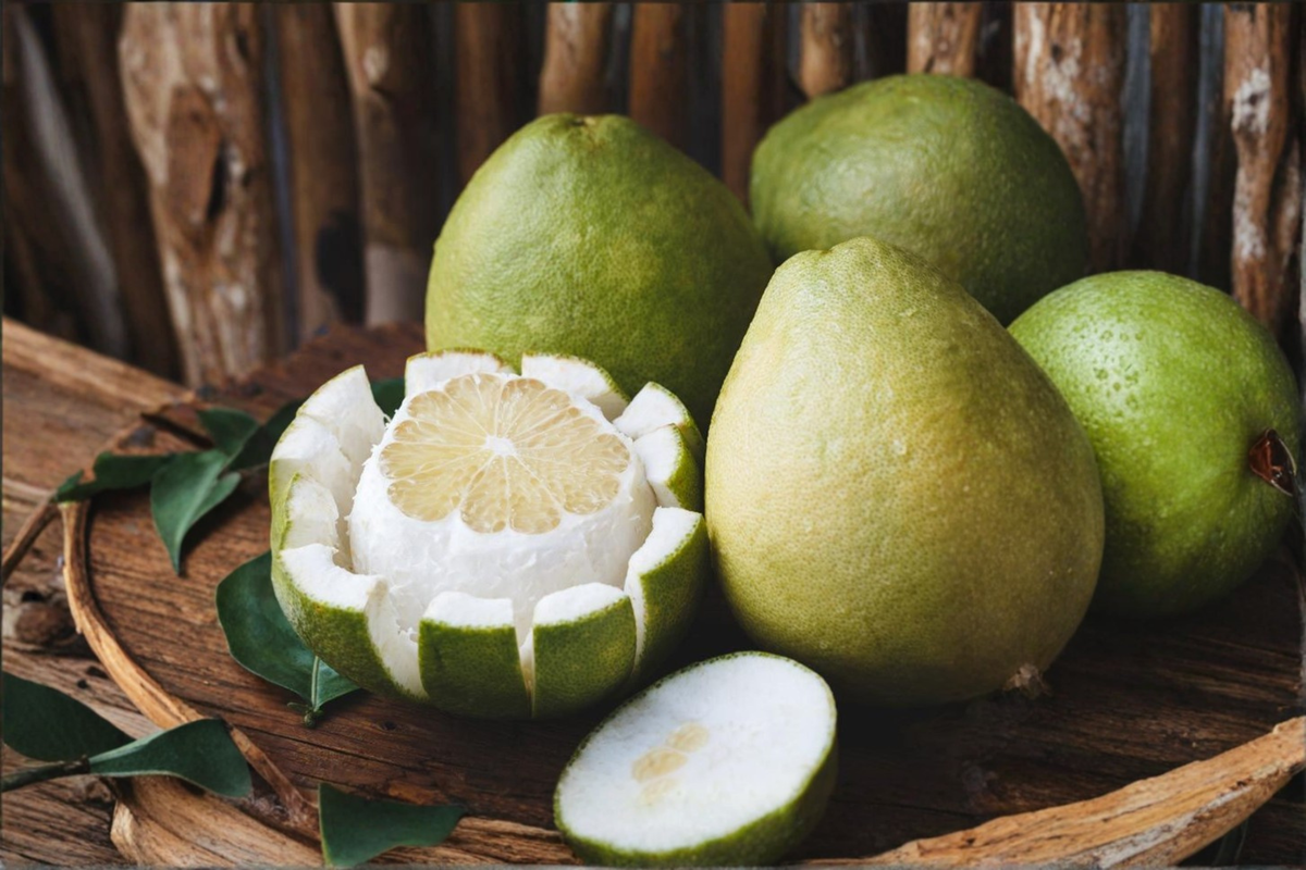 White Pomelo Grapefruit Tree 3 Gallon Live Plant Citrus maxima Bearing Size Container Garden Patio Fruit Tree