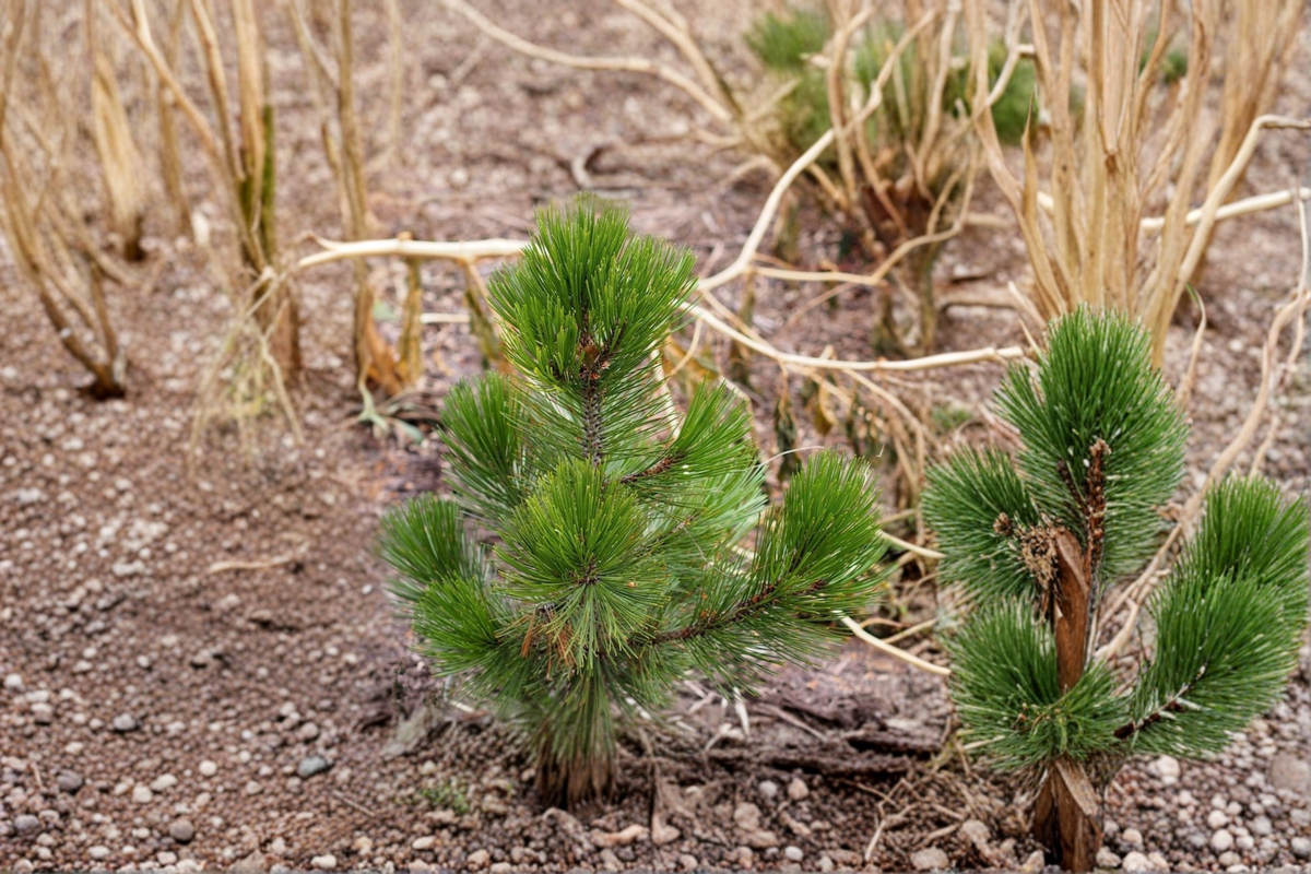 Bosnian Pine Live Plant 1 Gallon Pot Compact Gem Dwarf Evergreen Tree Pinus heldreichii Ideal for Small Gardens