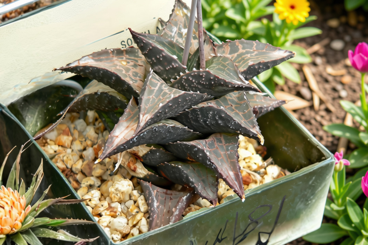 Haworthia venosa subsp. tessellata Live Succulent Plant in 2 Inch Pot – Rooted Houseplant for Indoor Decor and Terrariums