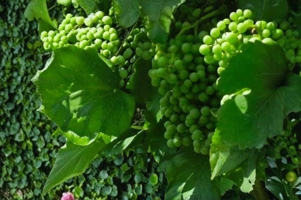 Muscat White Grape Vine 4-6 ft Live Plant, Vitis vinifera, Fruiting Vine for Home Garden and Trellis Planting