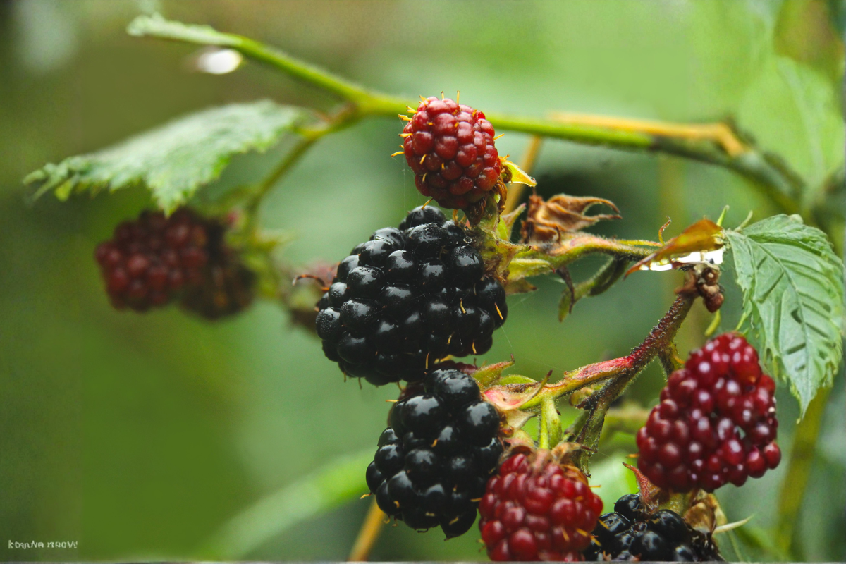 Ponca Thornless Blackberry Starter Plant - Live Rooted - Rubus 'Ponca' - Ideal for Gardens and Edible Landscapes
