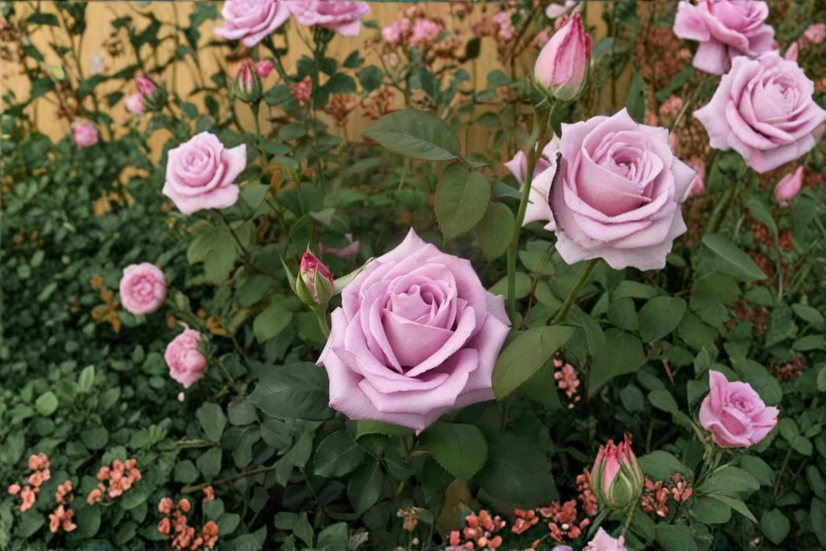 Blue Girl Rose Bush 3 Gallon Live Plant - Mauve Lavender Hybrid Tea Rose - Rosa 'Blue Girl' - Fragrant Garden Shrub