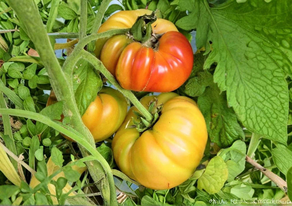 120+ Kellogg’s Breakfast Heirloom Tomato Seeds – Large Orange Beefsteak, Non-GMO Vegetable Seeds for Garden Planting