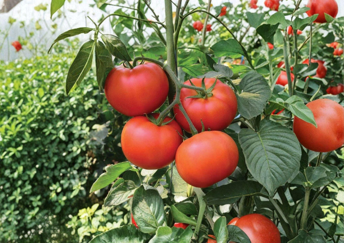 120+ Heirloom Non-GMO Tomato Seeds | Large Beefsteak Variety for Garden & Container Growing, Rich Flavor, High Yield, World Record Red Fruits