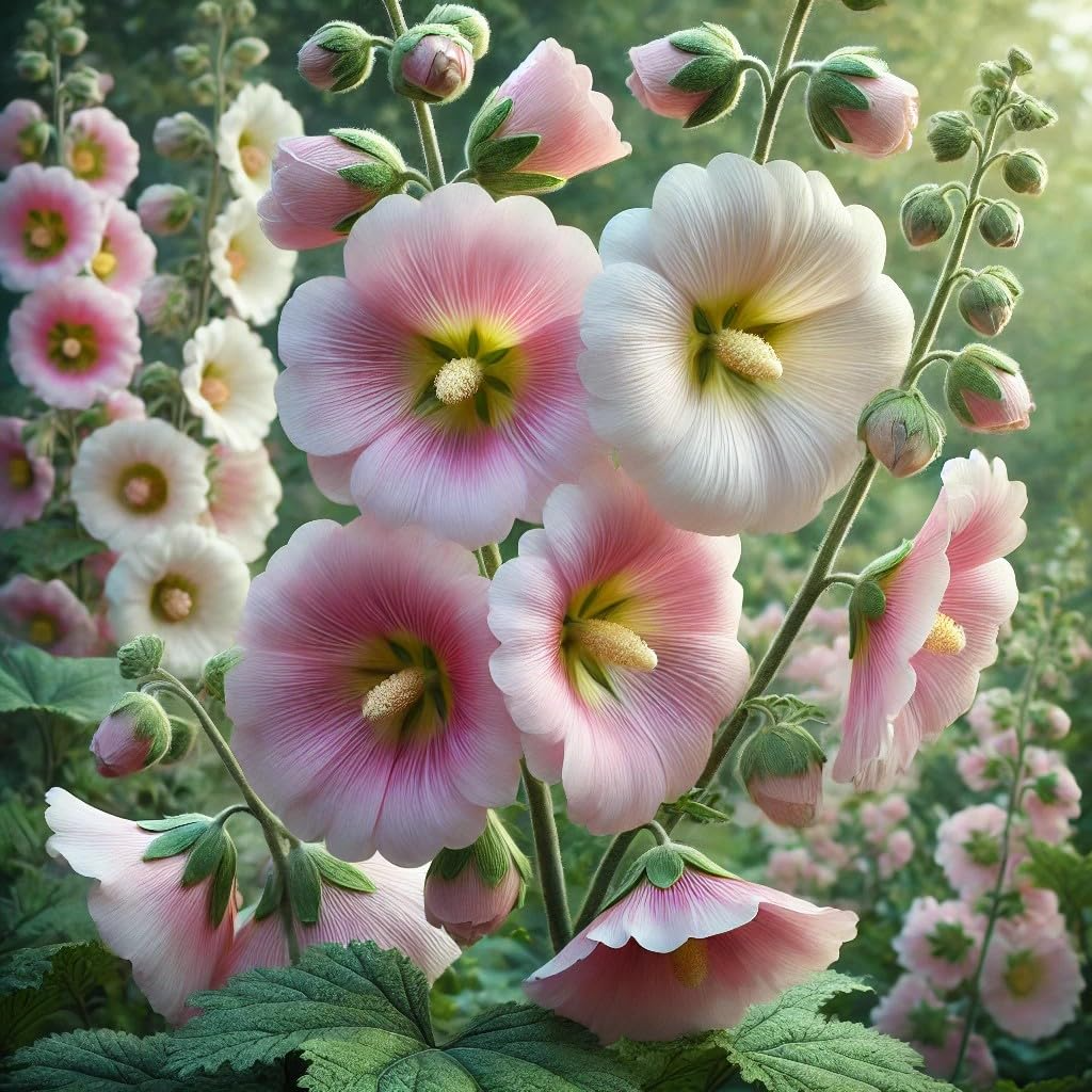 Marshmallow Plant Seeds - 25 Count - Althaea officinalis - Perennial Herb - Pale Pink Flowers - Cold Stratification Required