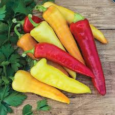 30 Seeds Sweet Banana Pepper - Mild Yellow Capsicum annuum for Fresh Eating, Cooking, and Pickling - High Yield Variety