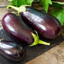300mg Eggplant Seeds - Black Beauty Heirloom, Glossy Deep Purple Fruits, High Yield - Solanum melongena