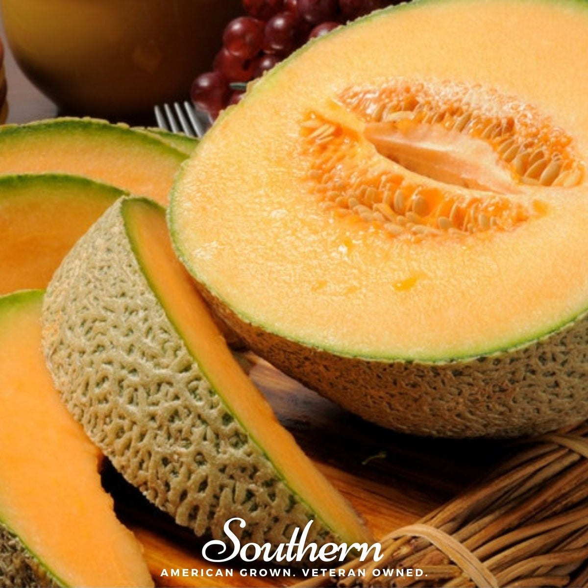 Planter's Jumbo Melon Seeds - 50 Pack - Sweet Melon Variety - Cucumis melo