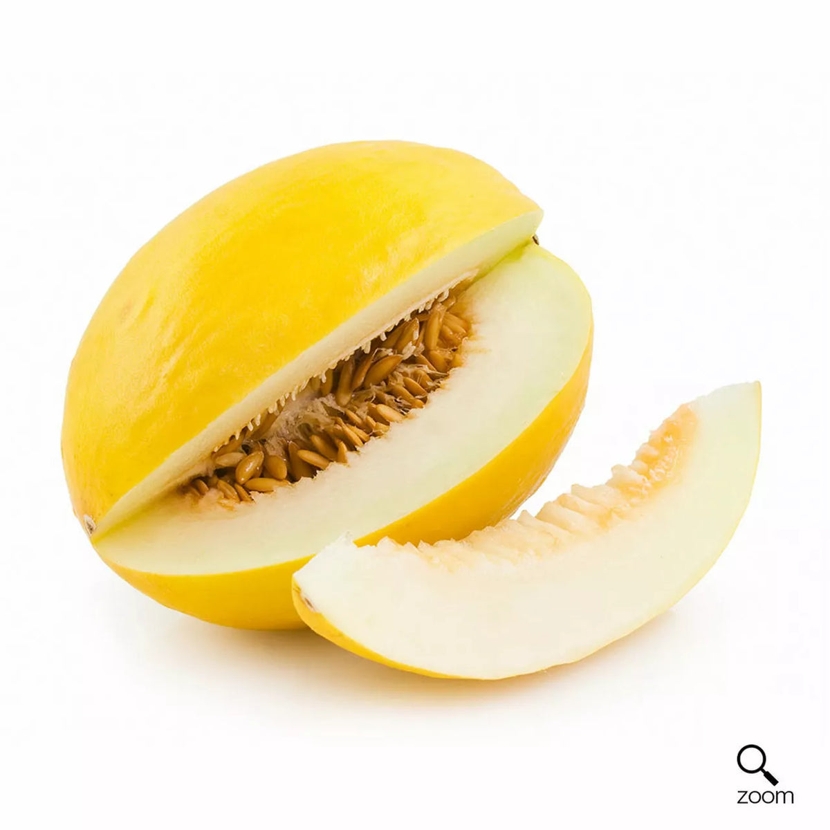 30 Seeds Canary Yellow Melon Cucumis melo - Sweet Flesh, Non-GMO, Ideal for Home Gardens, GroCo USA