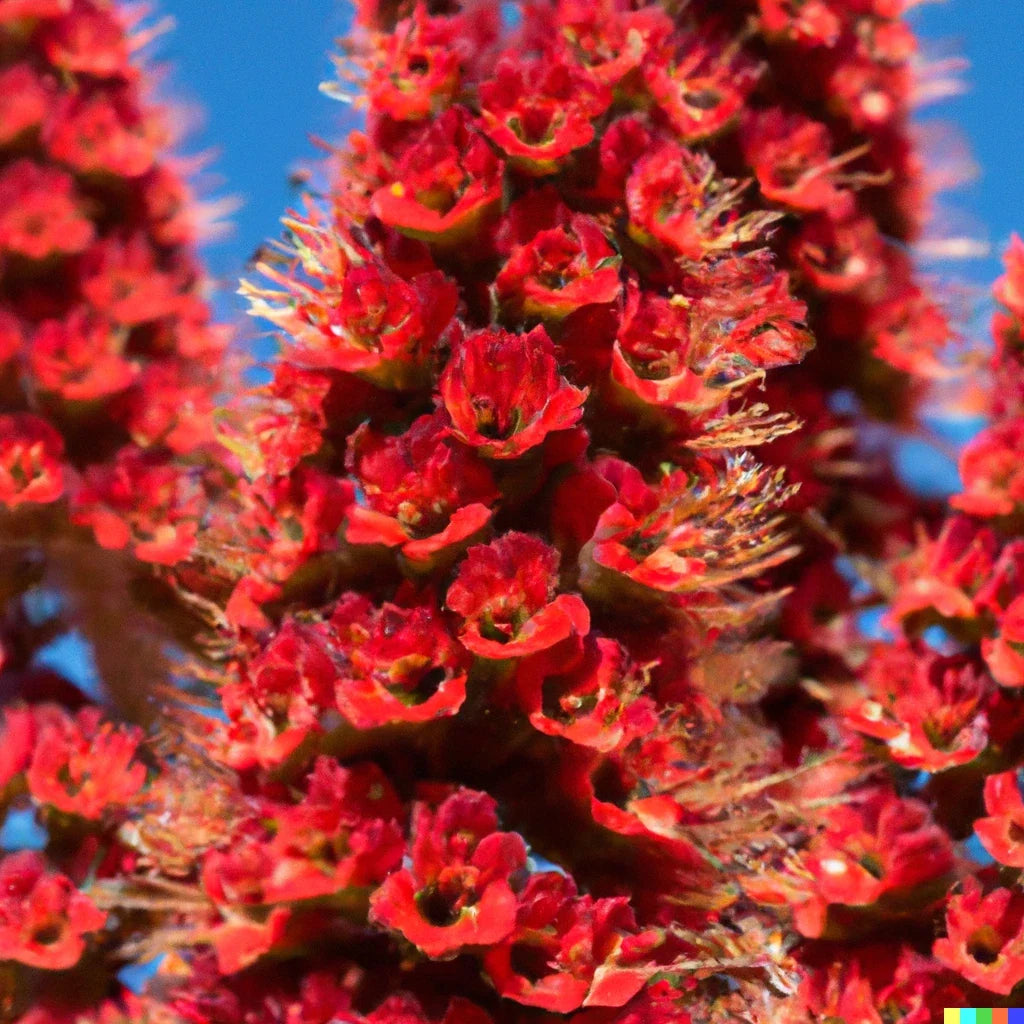 50 Tower of Jewels Red Bugloss Seeds, Deer Resistant, Tropical Perennial, Echium Wildpretti - Attracts Pollinators