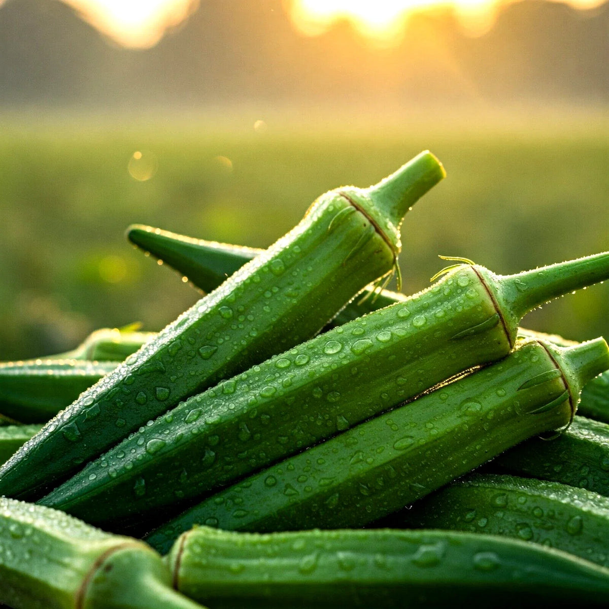Clemson Okra Seeds - 200 Non-GMO Heirloom Vegetable Seeds for Gardening (Abelmoschus esculentus) - Organic Home Garden