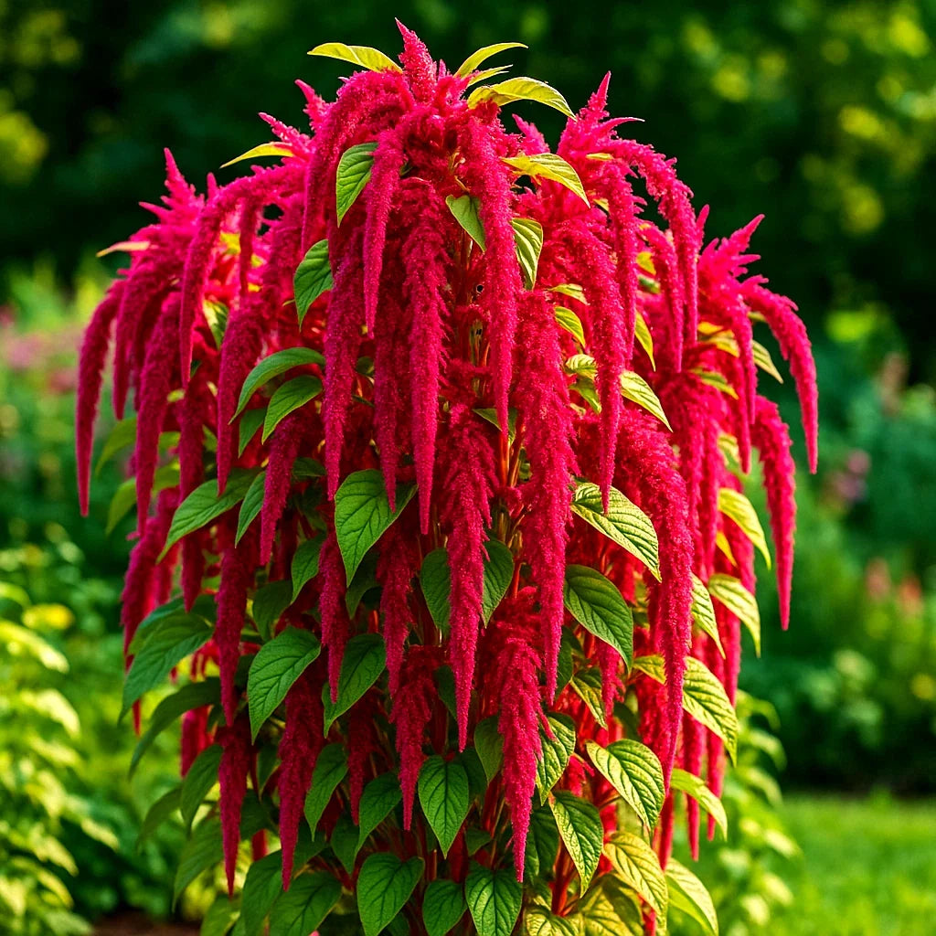 Amaranth Seeds - 6000+ Love Lies Bleeding - Amaranthus caudatus - Vibrant Red and Green Blooms for Autumn Garden