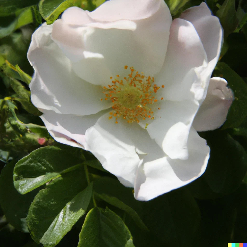 White Rose Bush Seeds - 30+ Rosa Rugosa alba - Fragrant White Flowers for Garden