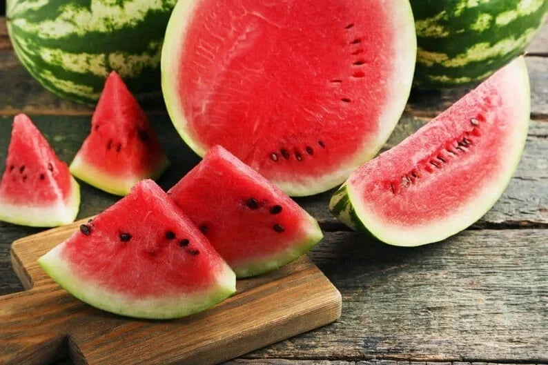 Jubilee Watermelon Seeds - 40 Organic Heirloom Seeds - Citrullus lanatus - Sweet Juicy Flavor for Home Gardens
