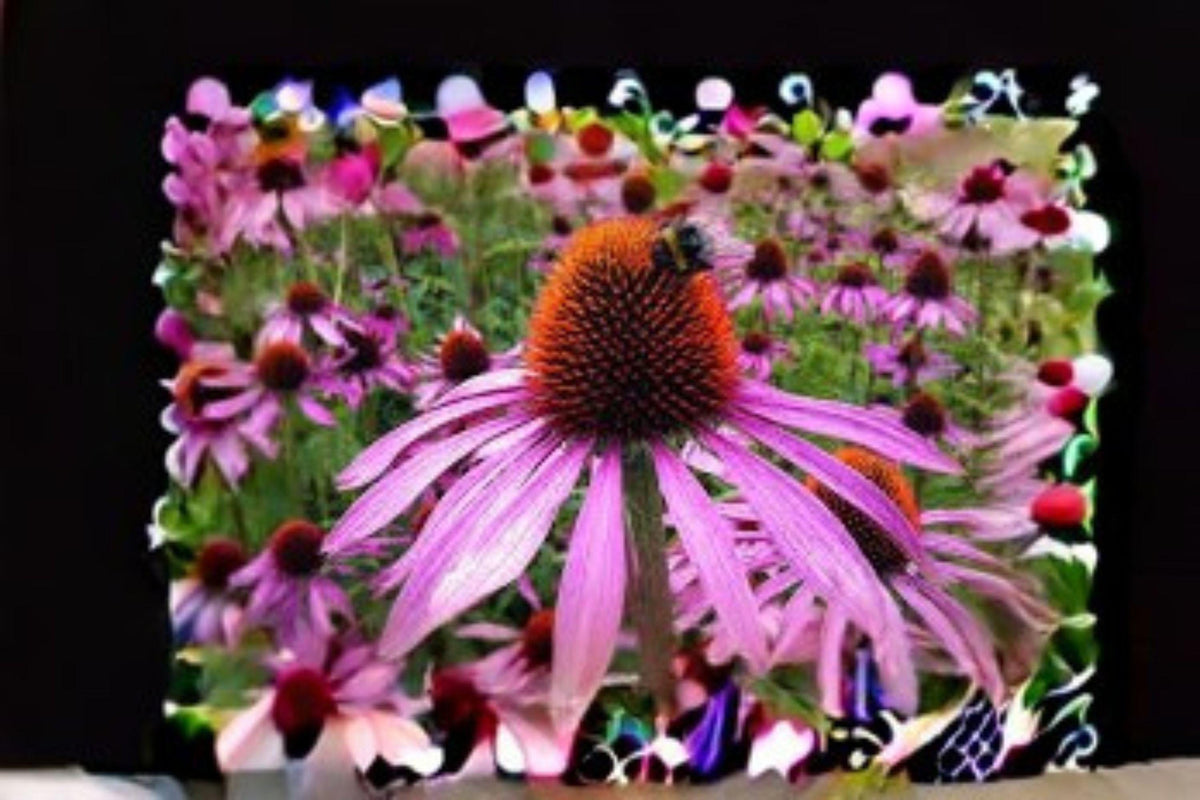100 Seeds Echinacea Purpurea Purple Coneflower Perennial Wildflower for Pollinator Gardens - Native Plant Seeds