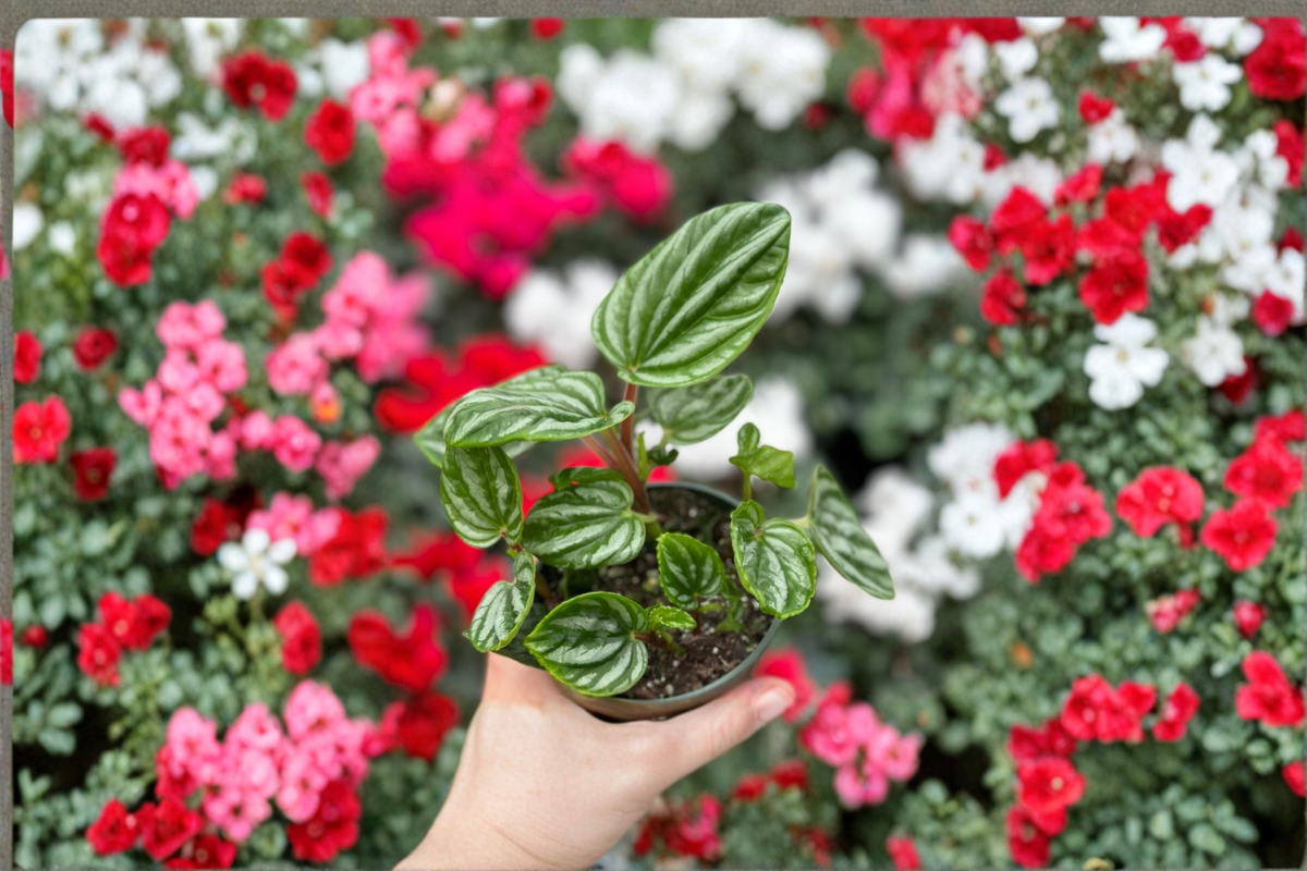 Peperomia Ecuador Live Plant - Rooted Tropical Houseplant - Easy Care Indoor Plant - Peperomia sp. - Green Foliage for Home Decor
