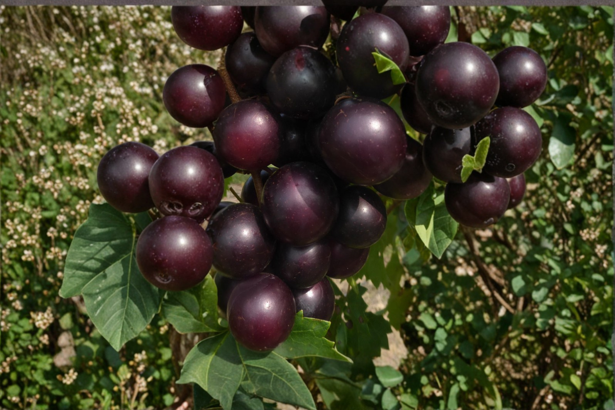 Giant Green Muscadine Grape Seeds - 20 Rare Fruit Vine Seeds for Outdoor Garden & Trellis - Vitis rotundifolia