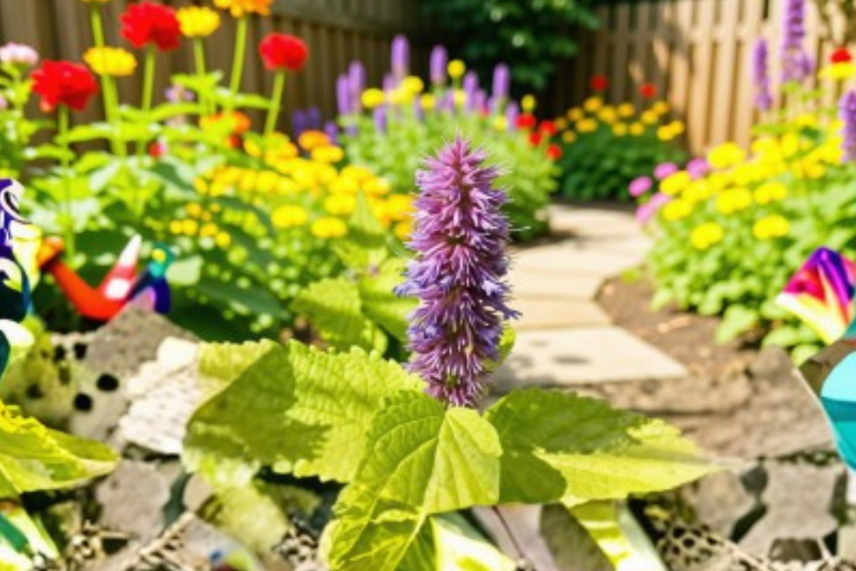 Anise Hyssop Live Plants - 3 Rooted Starters in 1 Qt Pots - Lavender Purple Flowers - Agastache Foeniculum Perennial Garden Plant