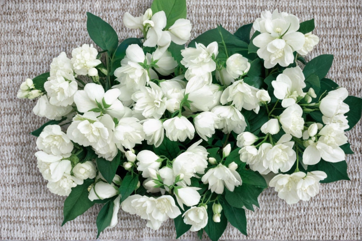 Mock Orange Live Plant 2 Gallon Bouquet Blanc White Flowering Shrub Philadelphus virginalis for Garden Landscape
