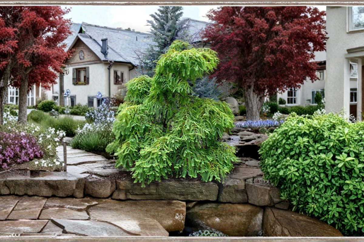 Dawn Redwood Live Plant 8 Inch Compact Deciduous Conifer Metasequoia glyptostroboides 'Miss Grace' 1 Year Graft