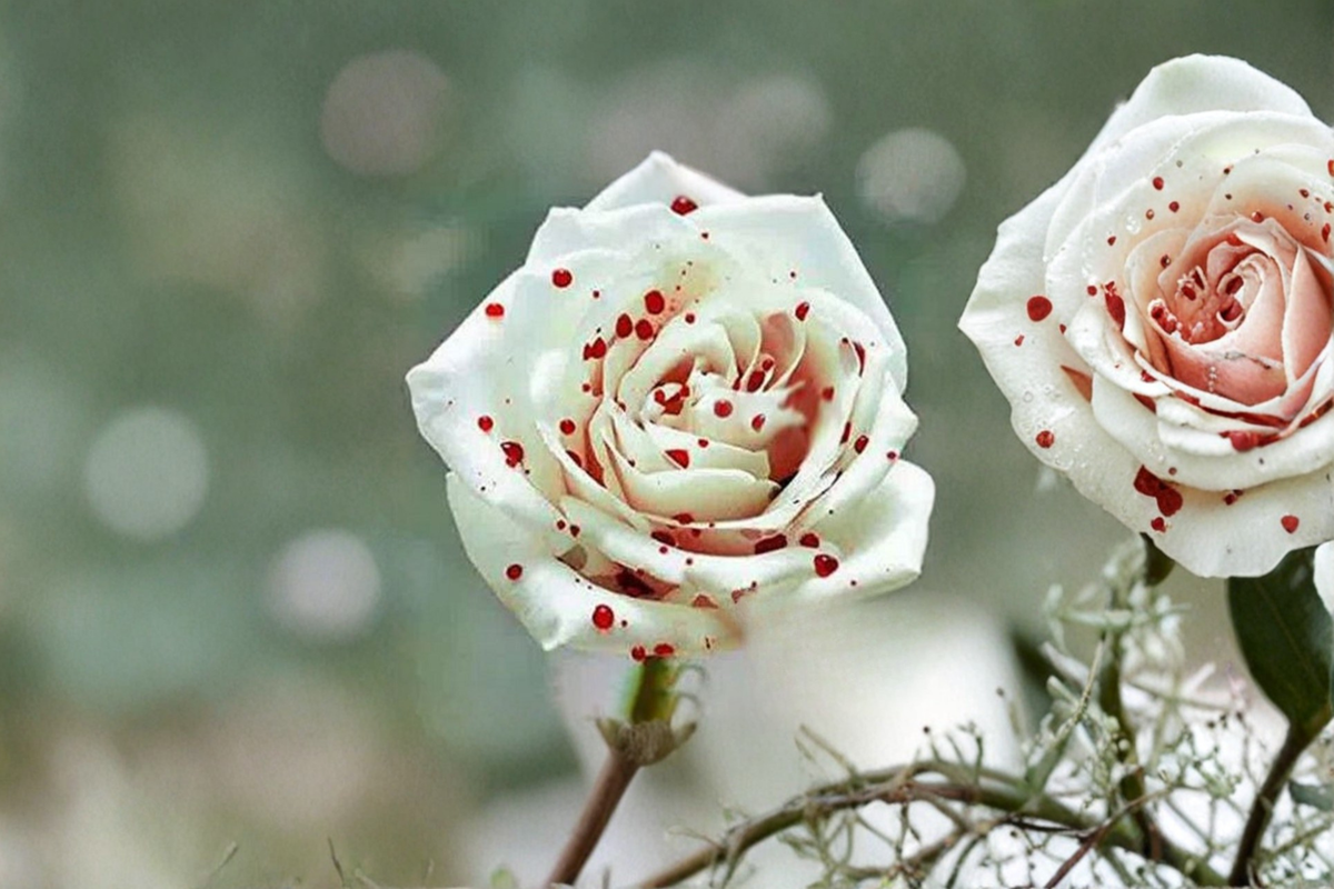 Blood Drop Rose Seeds - 30 Rare Deep Red Rosa hybrid for Ornamental Gardens, Flower Beds, and Landscaping
