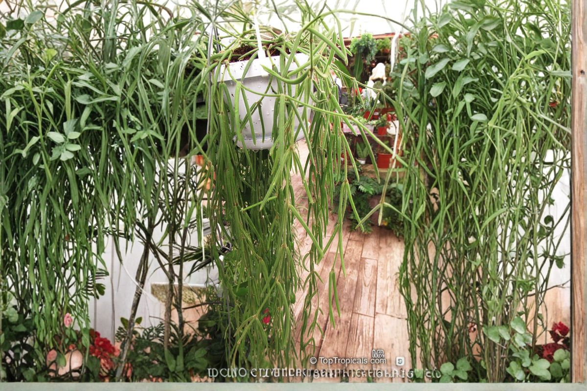 Hoya Linearis Live Plant in 4.5 Inch Hanging Basket - Tropical Trailing Houseplant for Indoor Decor - Hoya linearis