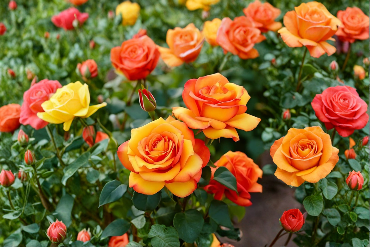 Piñata Climbing Rose 5 Gal Live Plant - Yellow Red Flowering Vine for Trellis, Landscape - Rosa spp.