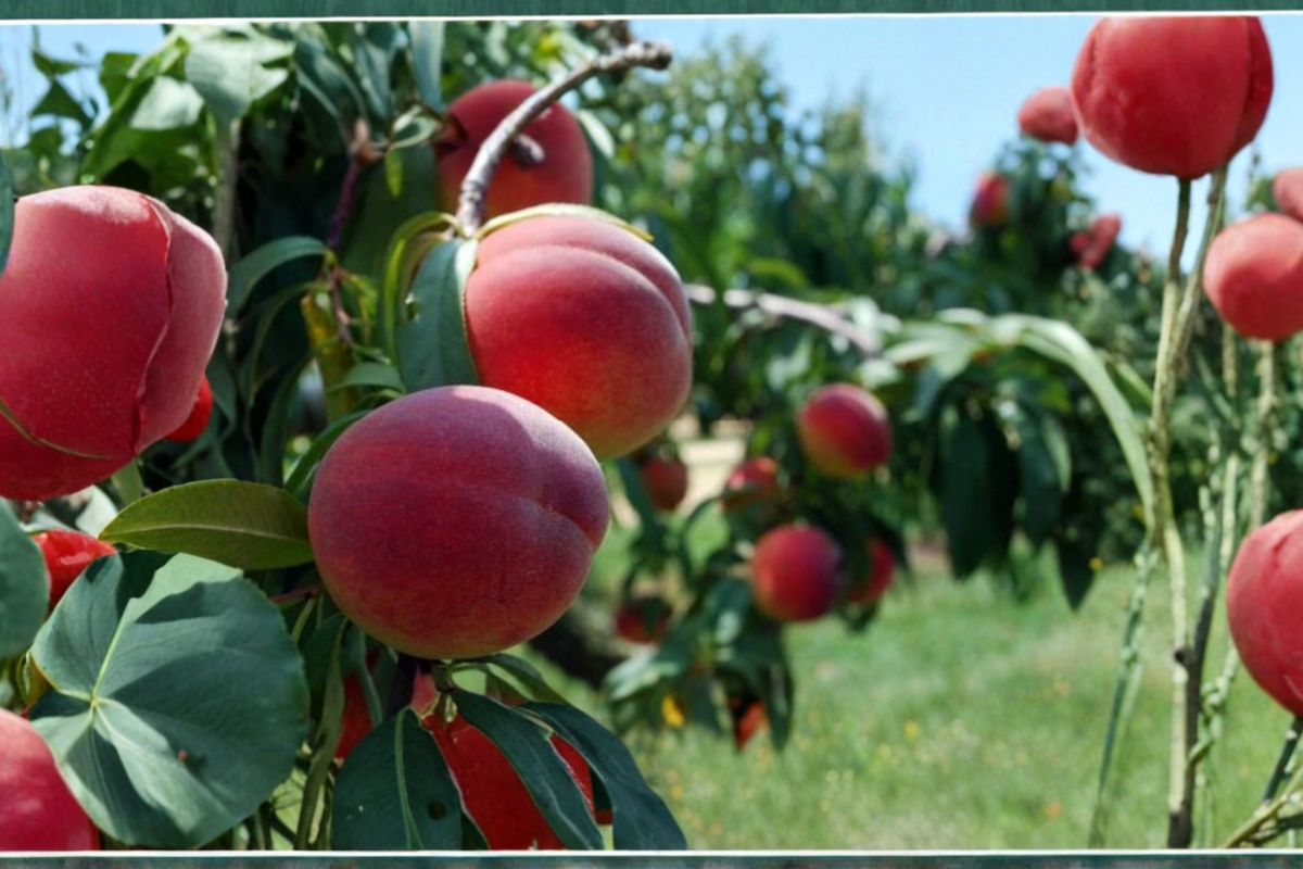 Denman Peach Tree 4-6 FT Live Plant - Juicy Yellow Fruit Tree for Home Orchard - Prunus persica