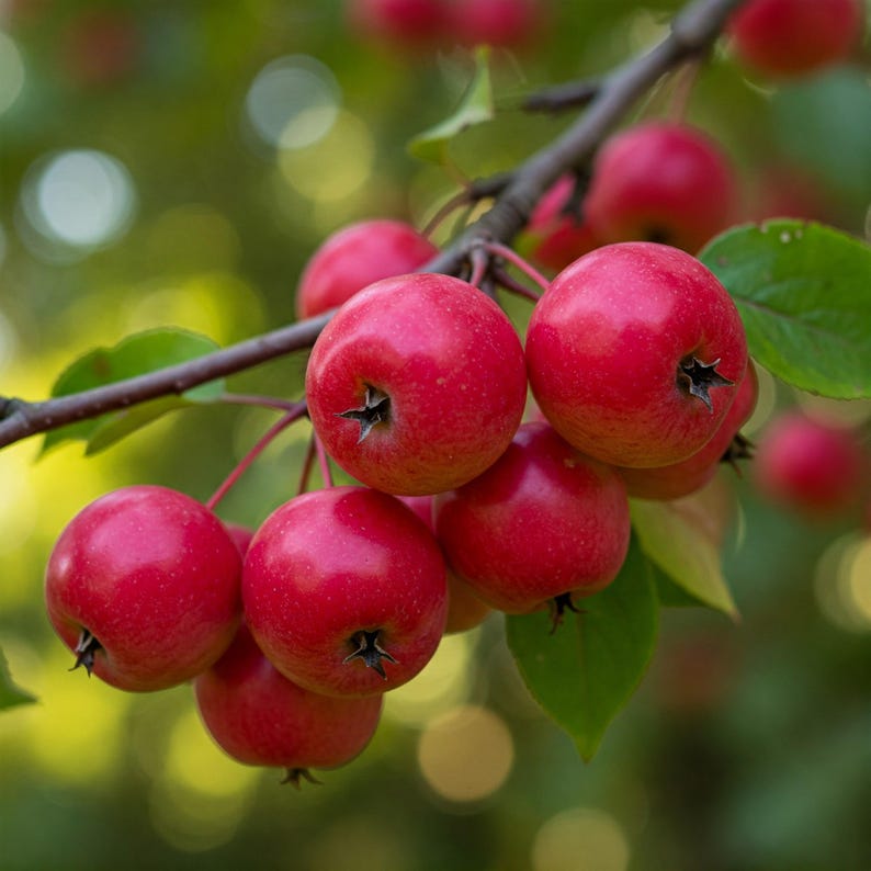 Columbia Edible Crabapple Tree Seedling 12-18" Malus fusca - Hardy, Low-Maintenance Wildlife-Friendly Fruit Tree