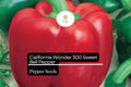 California Wonder Bell Pepper Seeds | Non-GMO Heirloom, High Yield (300mg)