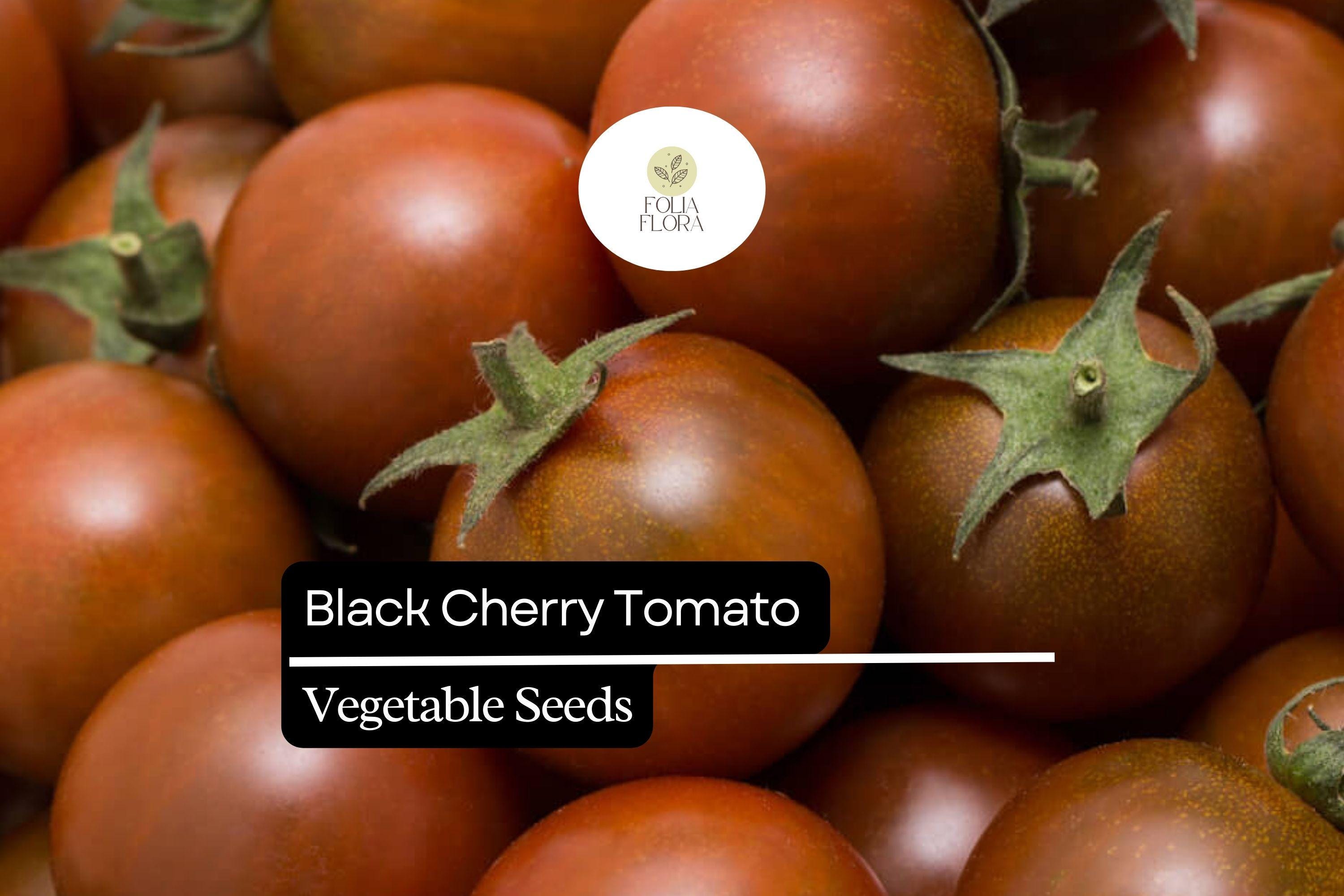 30 Black Cherry Tomato Seeds â€“ Sweet Heirloom Variety
