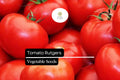 Tomato Seeds Rutgers Heirloom Non-GMO for Canning & Fresh Use, Solanum lycopersicum, Medium Globe-Shaped, Deep Red