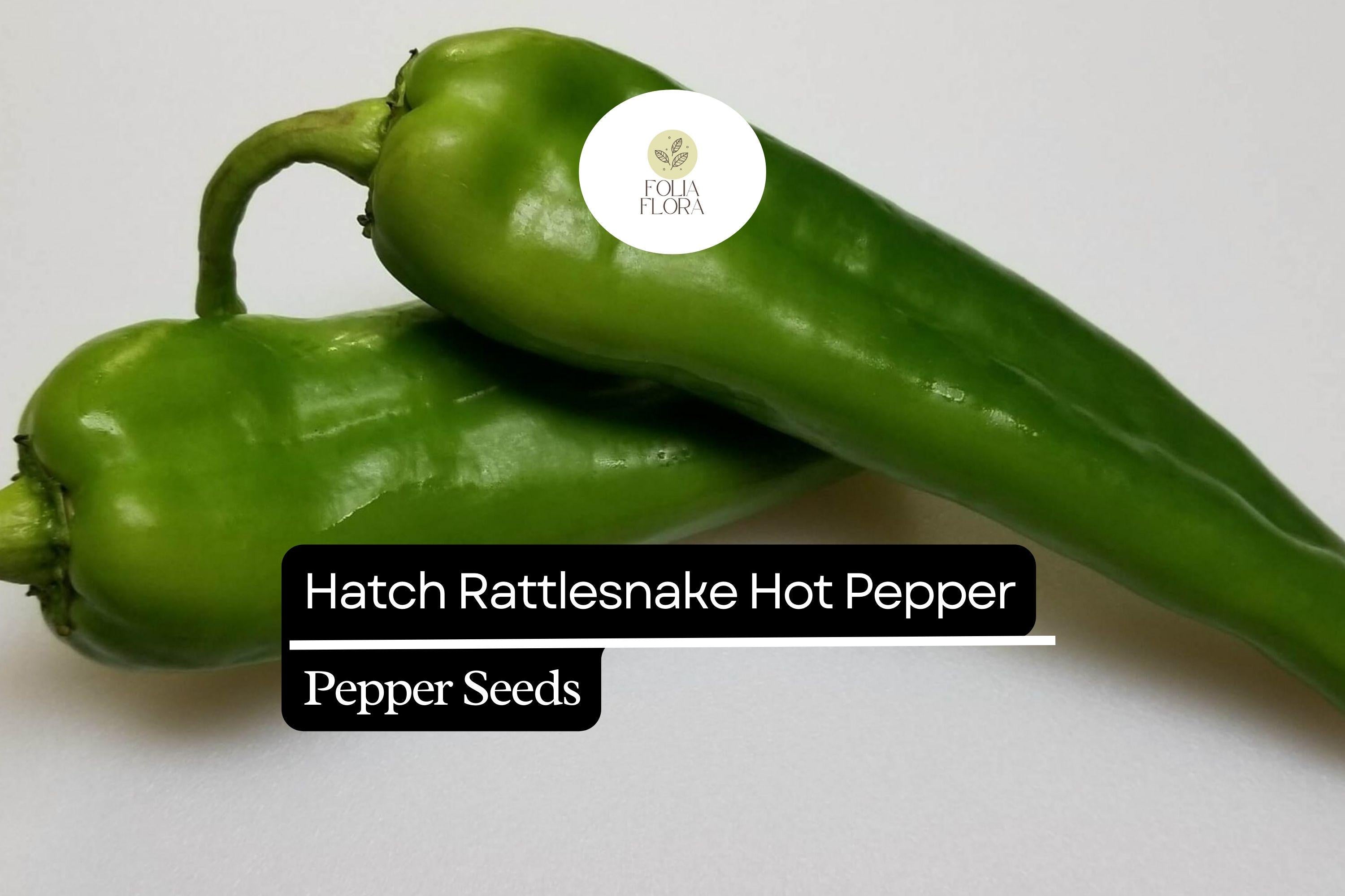 Hatch Rattlesnake Hot Pepper Seeds | Smoky, Medium-High Heat