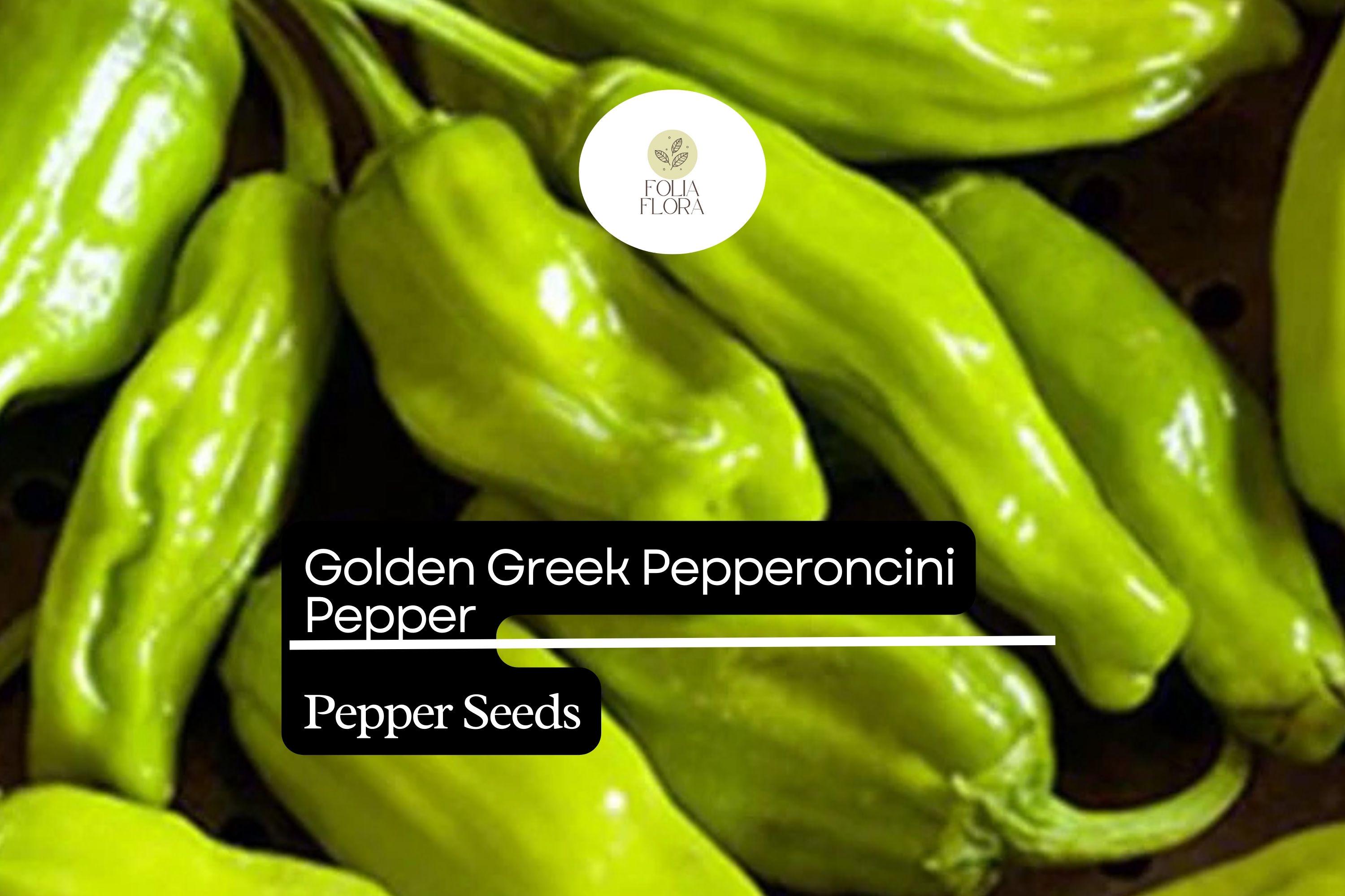 30 Seeds Golden Greek Pepperoncini â€“ Mild Pepper, Capsicum annuum
