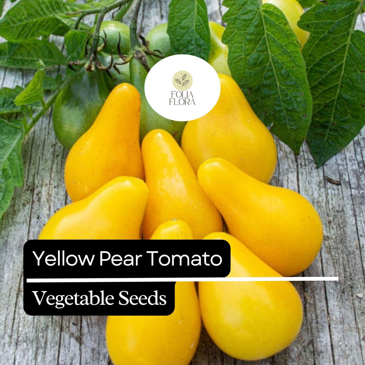 Yellow Pear Tomato Seeds – Heirloom, Non-GMO, Sweet & Juicy, Indeterminate Vine, Bright Yellow, 30 Seeds