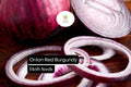 Red Burgundy Onion Seeds – Heirloom, Non-GMO, High Yield, Mild & Sweet Flavor, Allium cepa