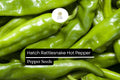 25 Hatch Rattlesnake Pepper Seeds – Heirloom, Spicy, Smoky Capsicum annuum for Roasting, Grilling & Salsas