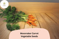 1000+ Moonraker Carrot Seeds â€“ Sweet, Crisp, White Heirloom Carrots