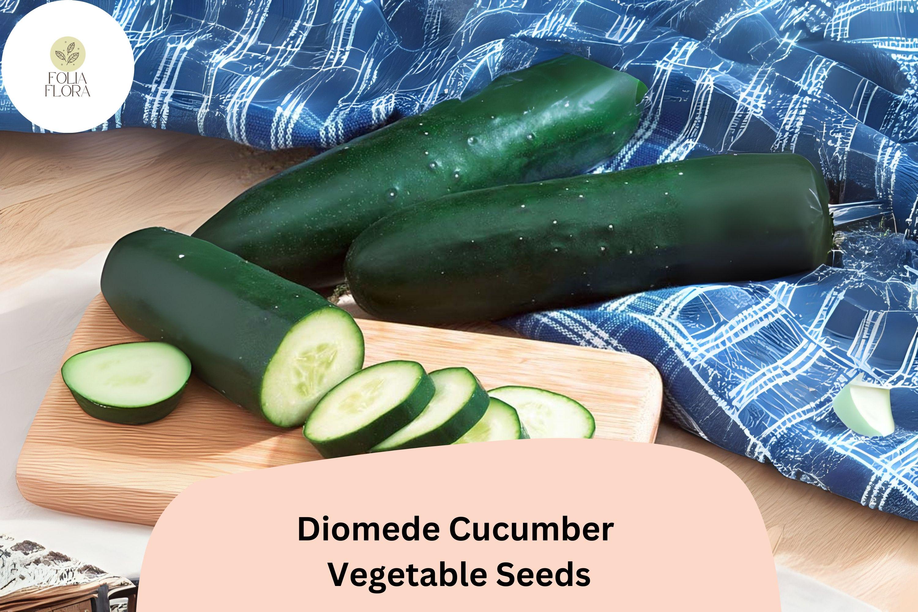Diomede Cucumber Seeds | 25+ Crisp Slicer, High Yield