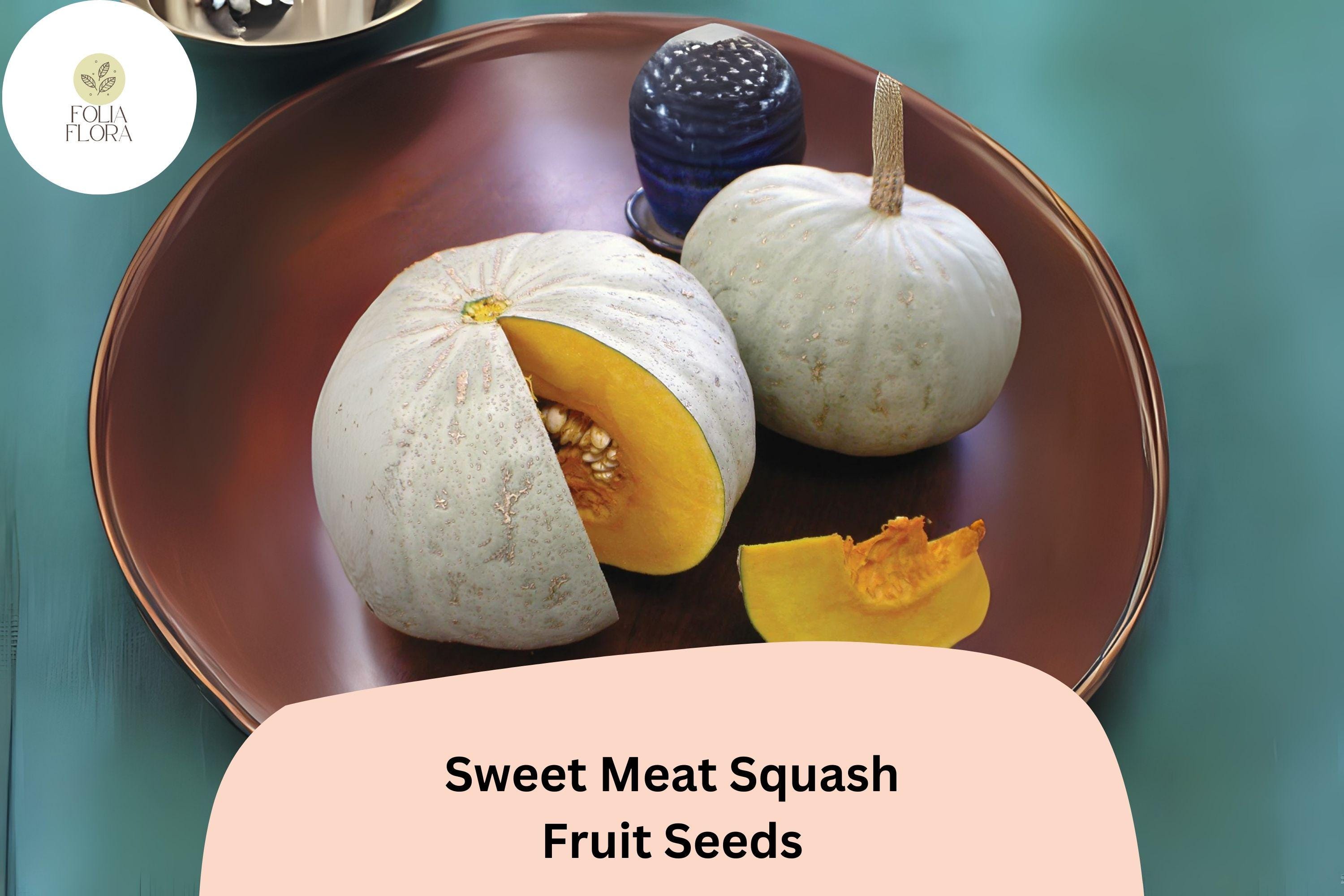 Sweet Meat Squash Seeds | Heirloom Winter Squash, Long Storage