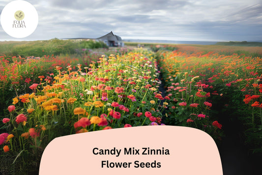100+ Candy Mix Zinnia Seeds â€“ Bright Multi-Color Blooms for Summer Gardens & Bouquets