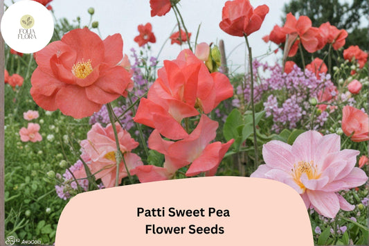 Patti Sweet Pea Seeds | Lathyrus odoratus Climbing Vine (50+ Seeds) for Garden Planting