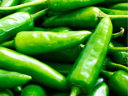 Anaheim Chili Pepper Seeds – Mild Hot Variety, Green to Red, 25 Non-GMO Seeds, for Roasting, Stuffing, and Cooking, Capsicum annuum