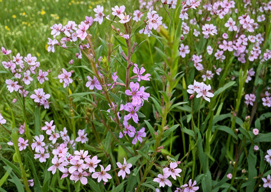 Winged Loosestrife Seeds – Native Pink Purple Wildflower for Rain Gardens, Pond Edges – Lythrum alatum, Perennial Wetland Plant Seeds
