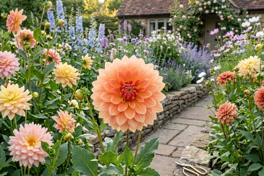 Dahlia Bulb Tuber Clump - Rancho Variety - Decorative Garden Plant - Vibrant Blooms - (Dahlia variabilis)