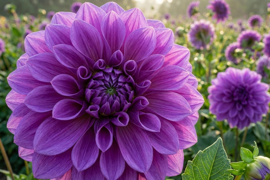 Giant Dinner Plate Dahlia Bulb Tuber Clump - Lilac Time - Dahlia pinnata - Flowering Perennial Plant