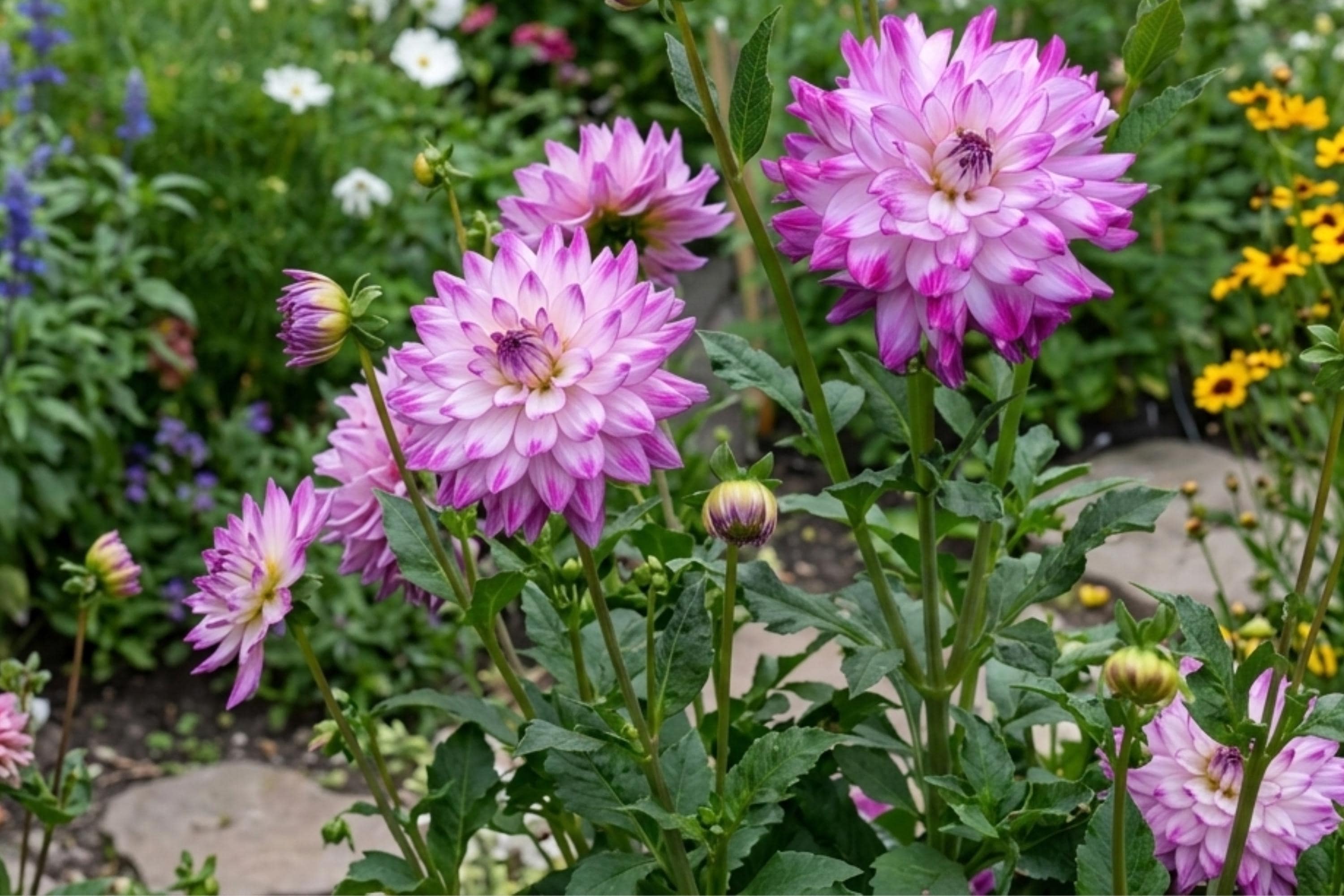 Dinnerplate Dahlia Bulb Tuber Clump - 'WHO DONE IT' Large Flowering, Ornamental, Dahlia pinnata